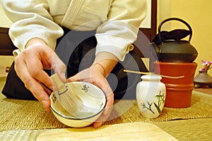 Japanese tea ceremony photo