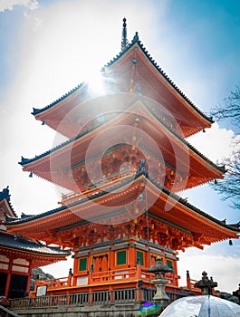 Japanese Temple in Kioto city