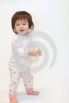 Japanese toddling girl