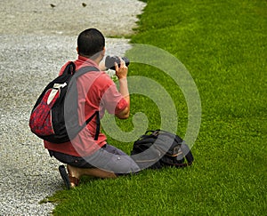 Japanese Tourist Photographer