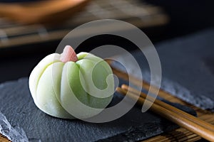 Japanese traditional confectionery wagashi