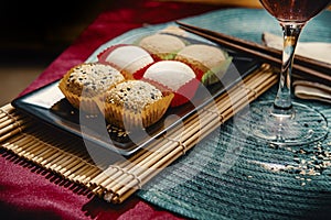 Japanese Traditional Dessert Mochi