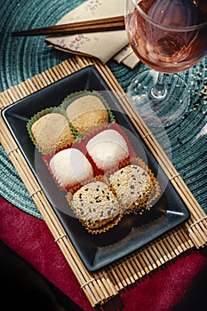 Japanese Traditional Dessert Mochi