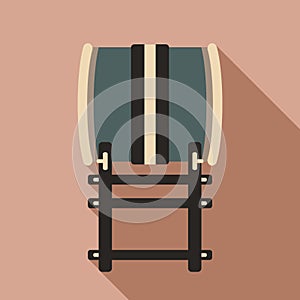 Japanese traditional drum illustration