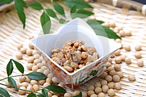 Japanese traditional food NATTO