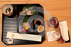Japanese traditional Kaiseki Ryori