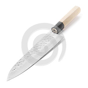 Japanese traditional kitchen chef knife.