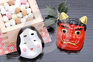 Japanese traditional Setsubun event