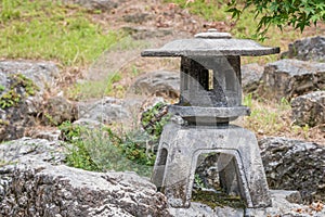 Japanese Traditional Stone Lantern