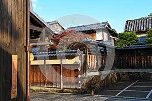 Japanese Traditional Street view of kyoto city