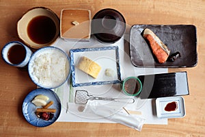 Japanese traditional style breakfast