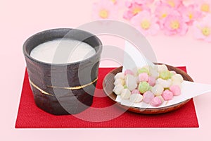 Japanese traditional sweet alcohol drink