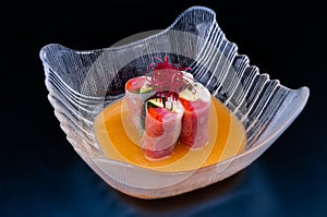 Japanese tuna fresh spring rolls