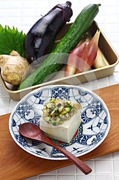 Japanese vegan cuisine, Dashi is Japanese chopped vegetable salad