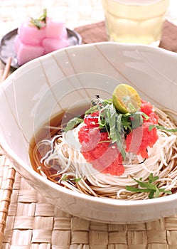 Japanese vermicelli noodle photo