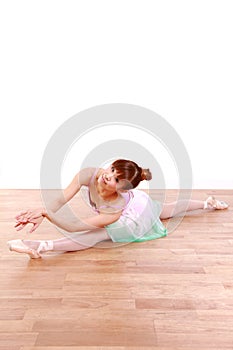 Japanese woman dances ballet