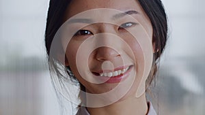 Japanese woman, laughing and face with bad teeth in dental care treatment and insurance mouth surgery. Portrait, zoom or