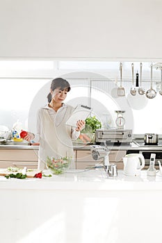 Japanese women, middle housewives, photo