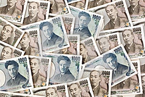 Japanese yen bank notes