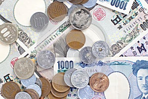 Japanese yen banknotes