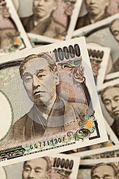 Japanese yen bills.