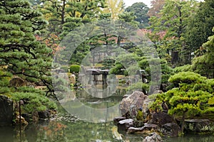 Japanese zen garden photo