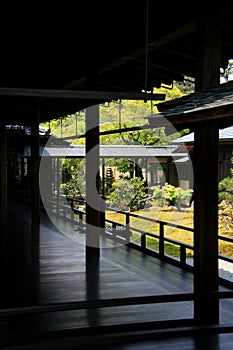 Japanese Zen Garden in Kyoto