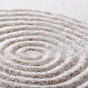 Japanese zen garden meditation for concentration and relaxation sand for harmony and balance in pure simplicity