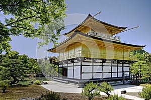 Kinkaku-ji, Golden Pavillion temple, Kyoto, Japan