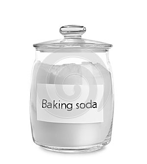 Jar with baking soda