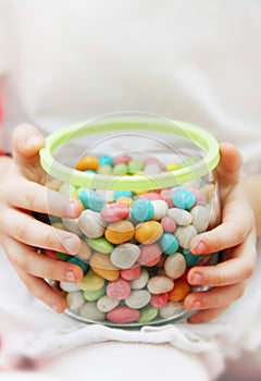 Jar with candy