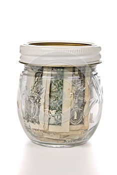 Jar of cash