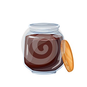 Jar of chocolate spread icon