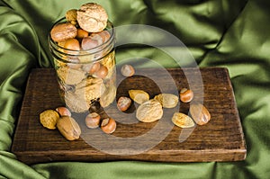 Jar of Christmas Nuts