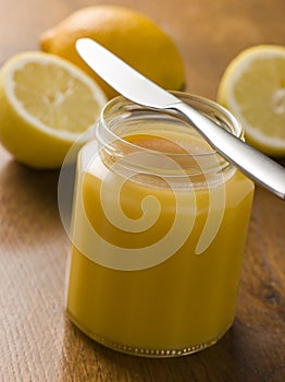 Jar of Lemon Curd