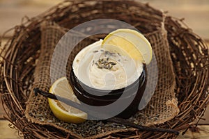 Jar of Lemon Lavender Body Butter