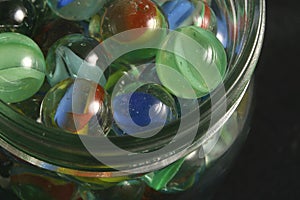 Jar of marbles