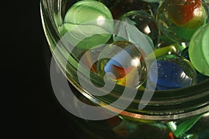 Jar of marbles