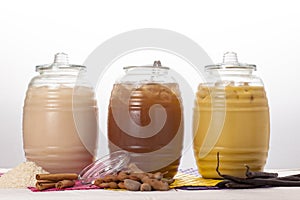 Jar with natural drink