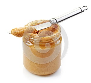 Jar of peanut butter