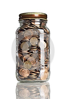 Jar of pennies