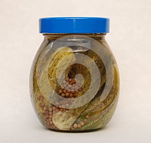 Jar of Pickled Gherkins