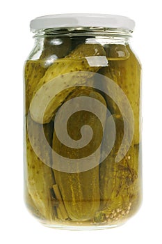 Jar of pickles photo