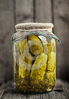 Jar of pickles