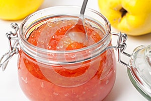 Jar with Quince Jam