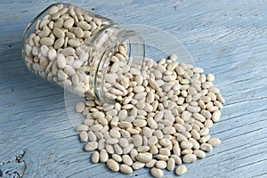 Jar of white beans