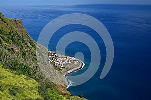 Jardim do Mar, a small town at the atlantic ocean. Madeira, Portugal