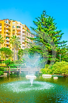 Jardin aux canards garden in Monaco