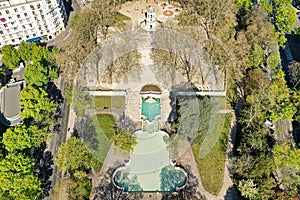 Jardin Darcy dans la ville de Dijon