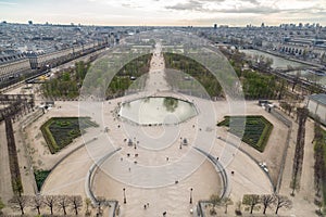 Jardin des Tuileries - The Tuileries Garden Park in Paris, France photo